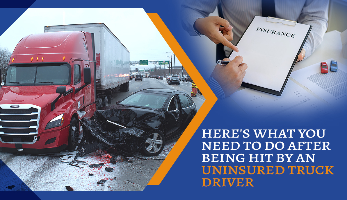 Here’s What You Need To Do After Being Hit by an Uninsured Truck Driver