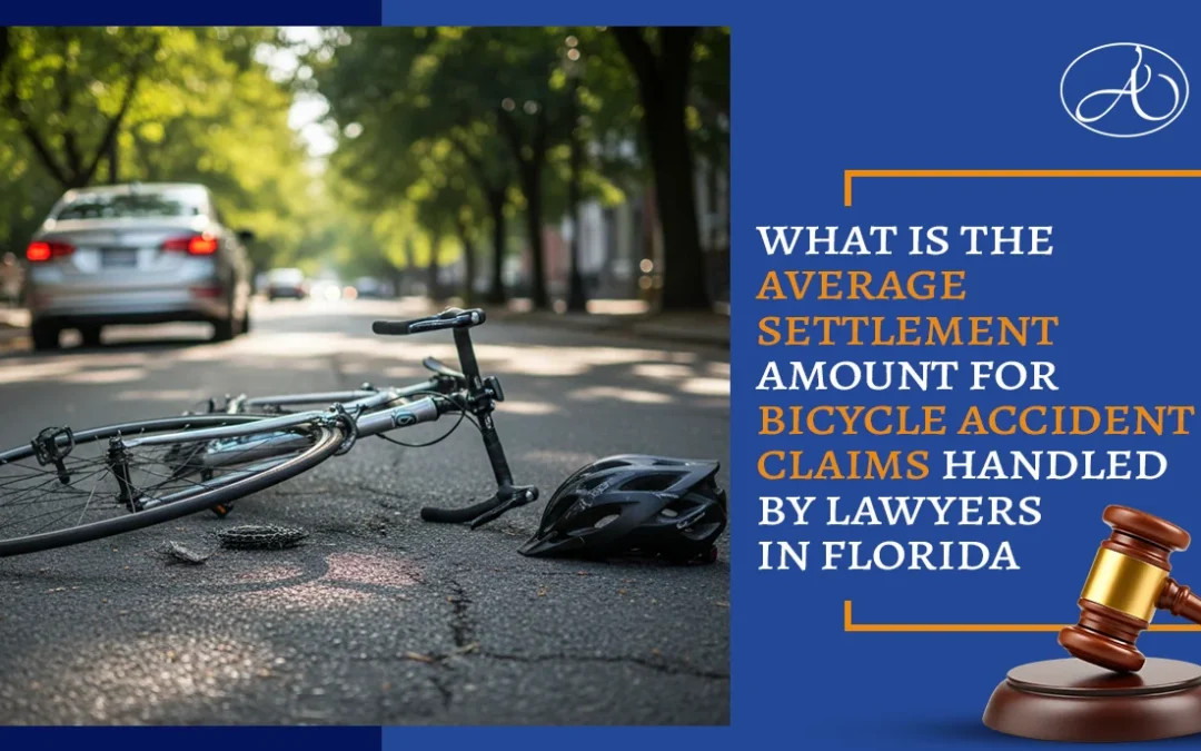 What is the average settlement amount for bicycle accident claims handled by lawyers in Florida?