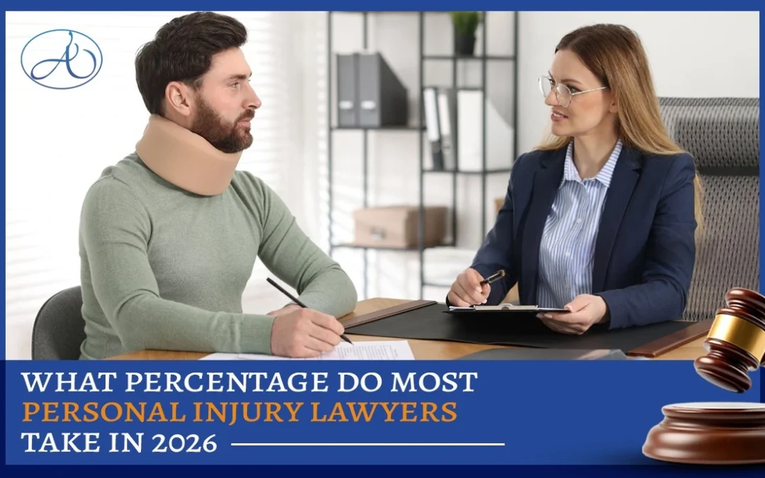 What percentage do most personal injury lawyers take in 2026?