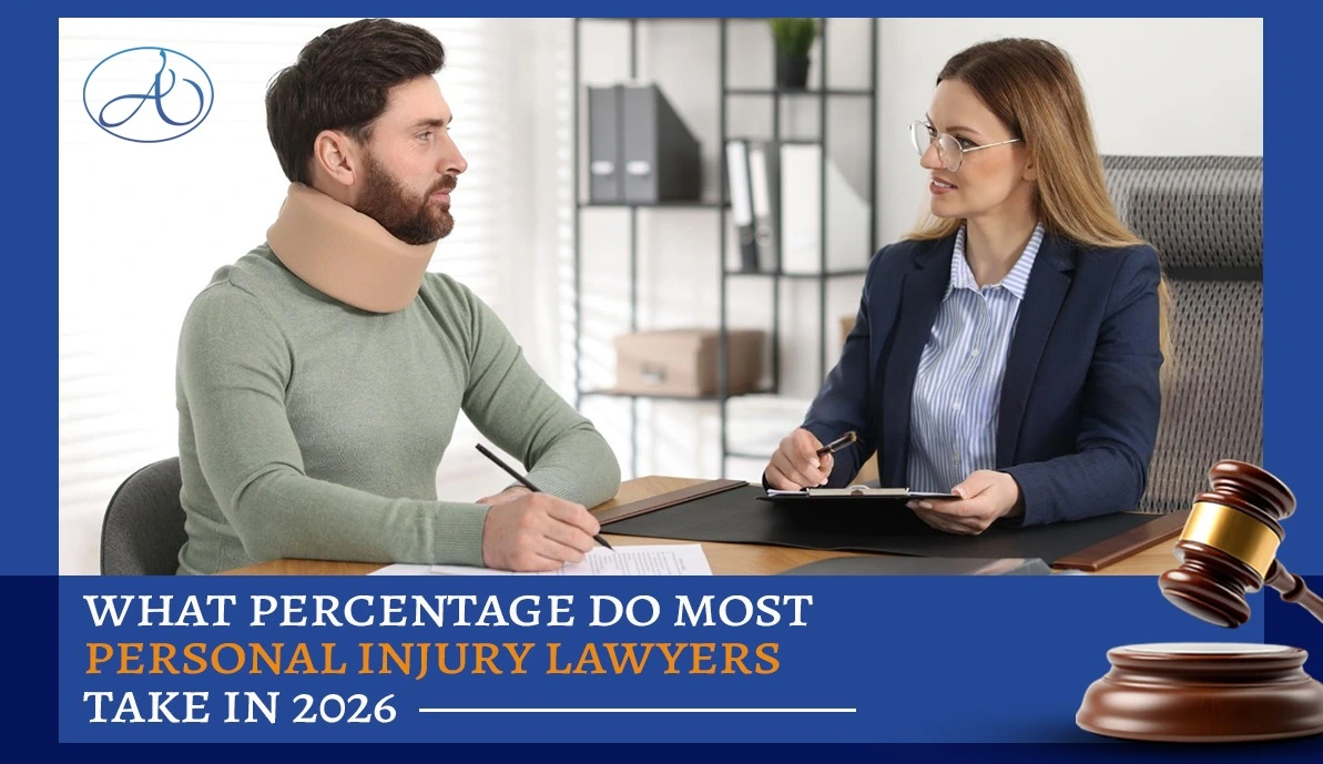 What percentage do most personal injury lawyers take in 2026?