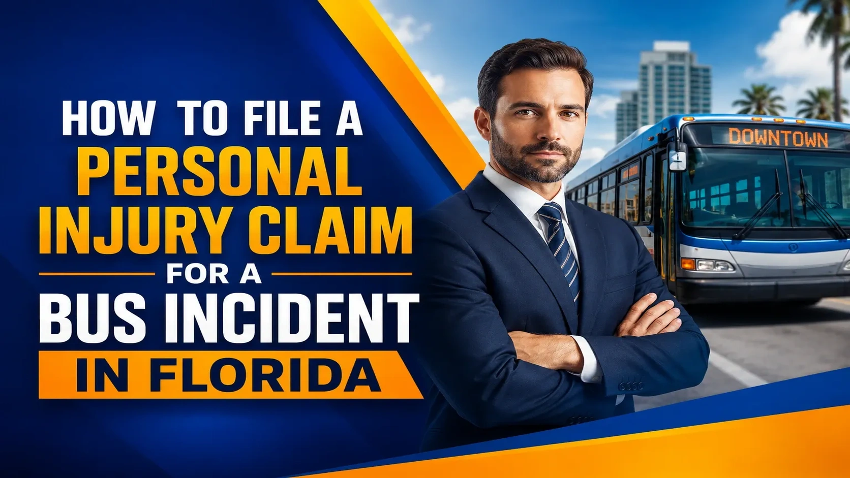 Bus incident personal injury claim Florida