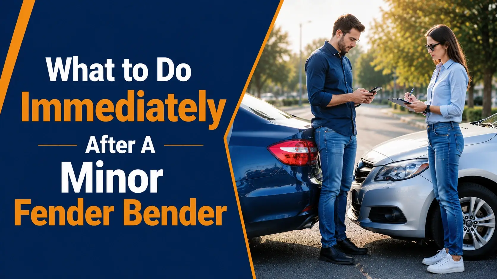 What to Do Immediately After A Minor Fender Bender