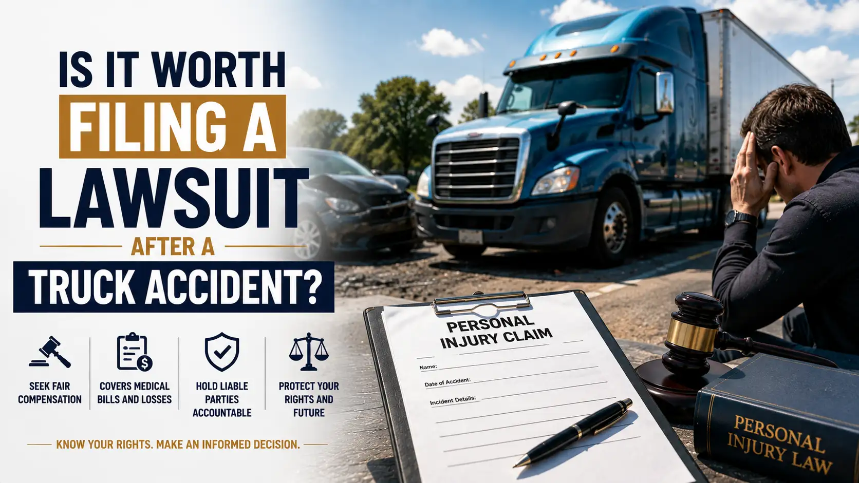 Is it Worth Filing a Lawsuit After a Truck Accident
