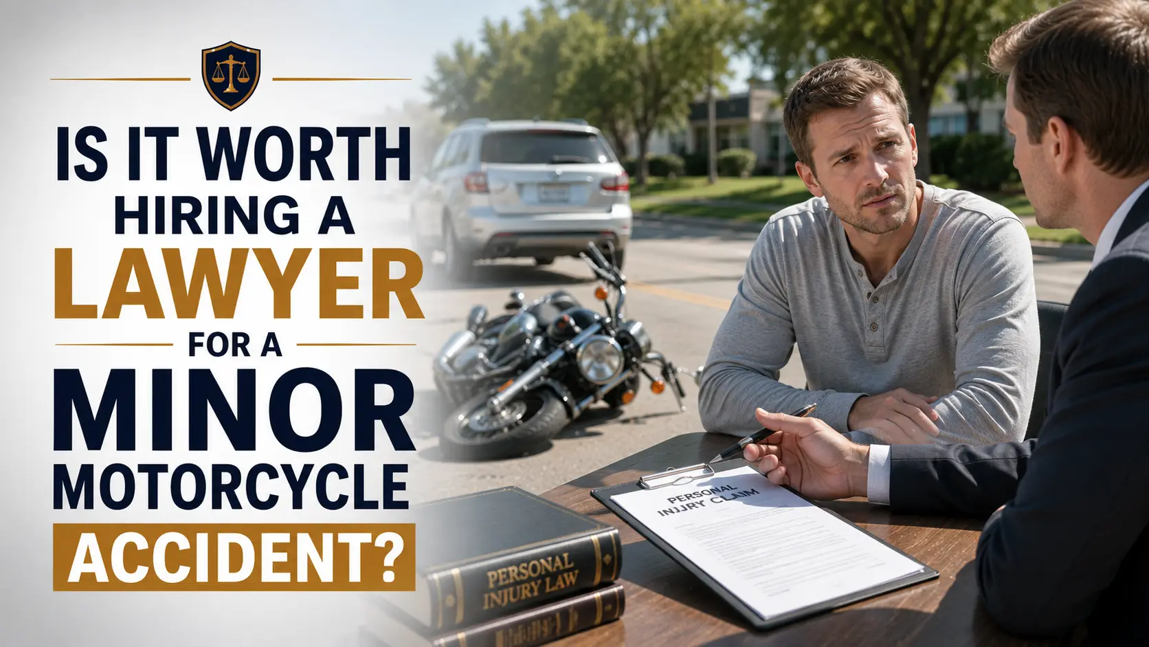 Is it worth hiring a lawyer for a minor motorcycle accident Minor motorcycle accident lawyer
