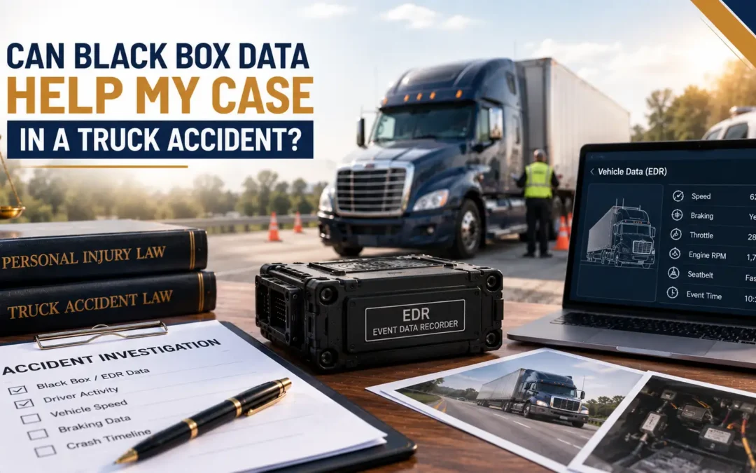 Can Black Box Data Help my Case in a Truck Accident