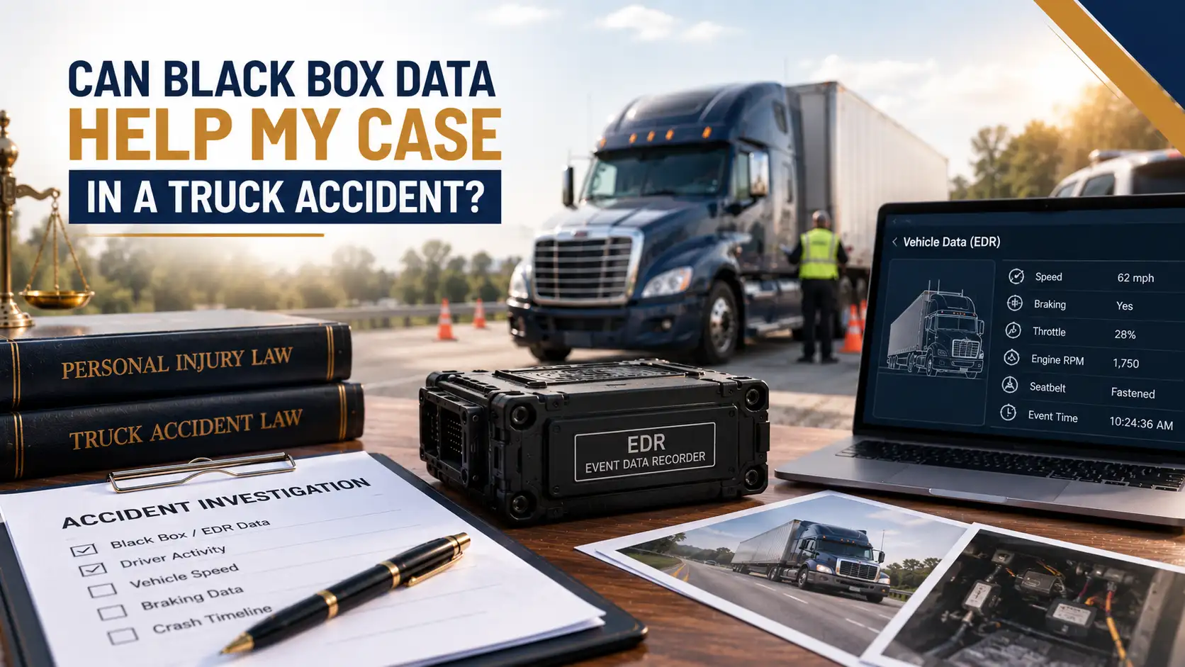Can Black Box Data Help my Case in a Truck Accident