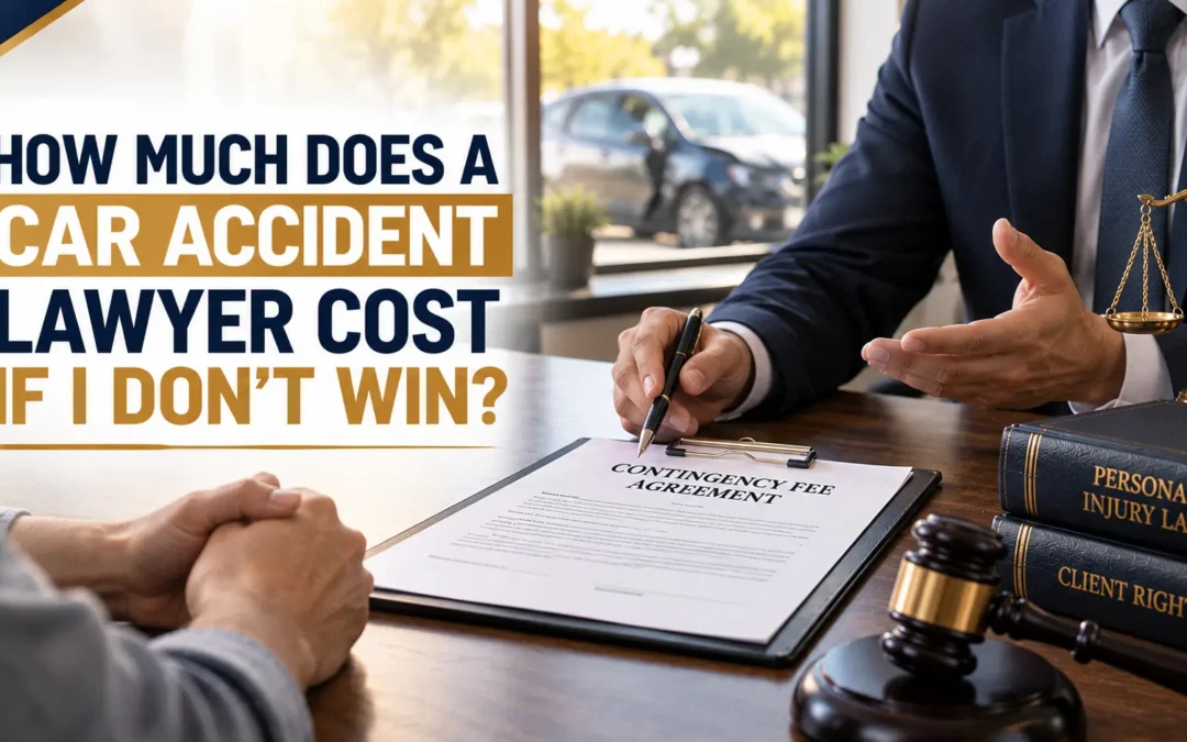 How Much Does a Car Accident Lawyer Cost if I Don’t Win