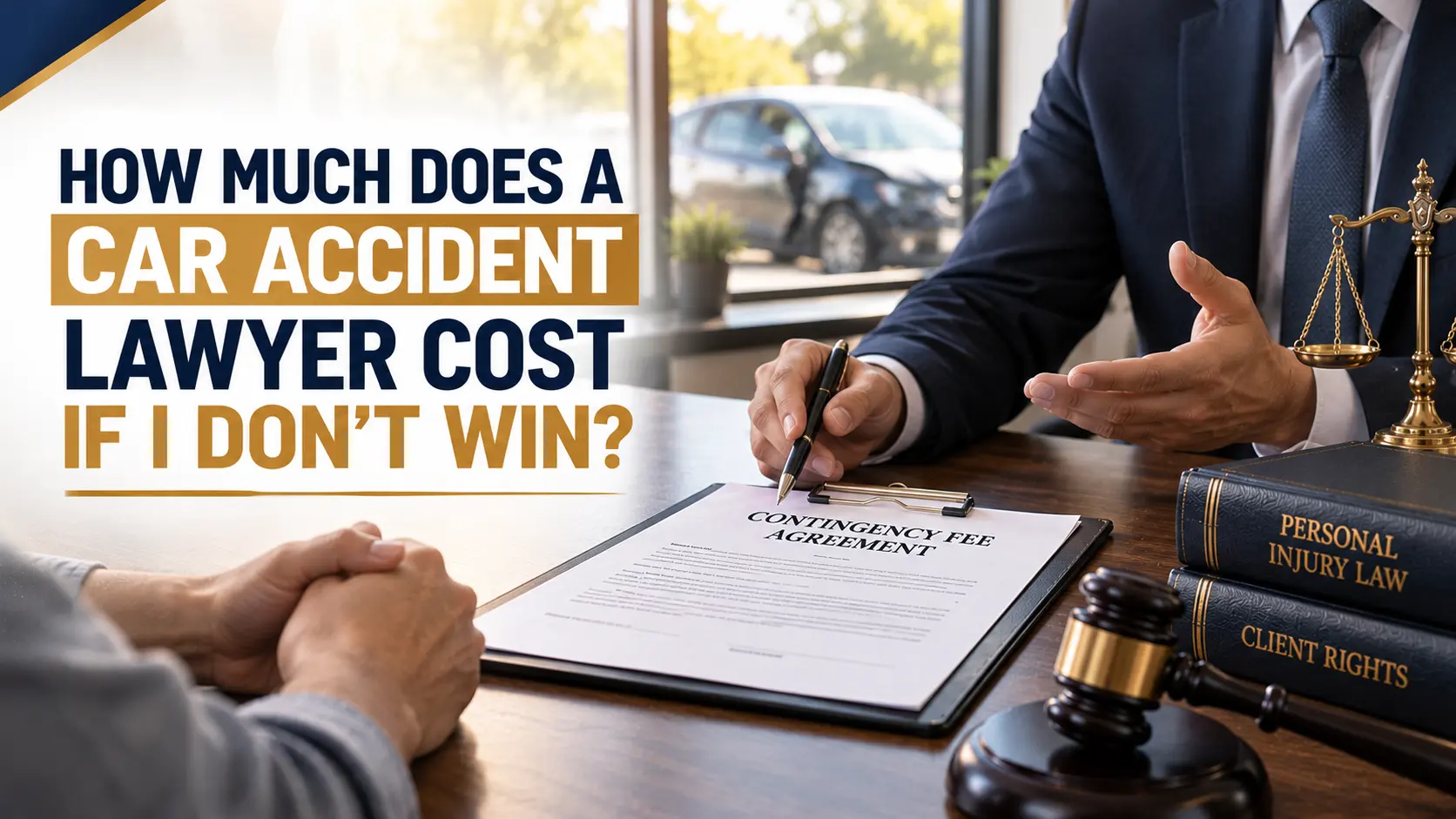 How Much Does a Car Accident Lawyer Cost if I Don’t Win
