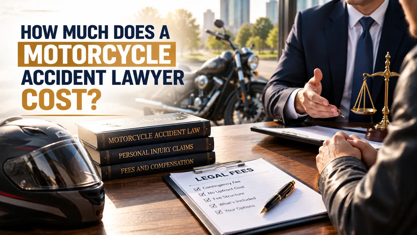 How Much Does a Motorcycle Accident Lawyer Cost