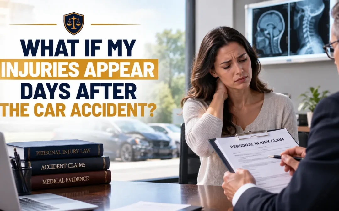 What if my Injuries Appear Days after the Car Accident