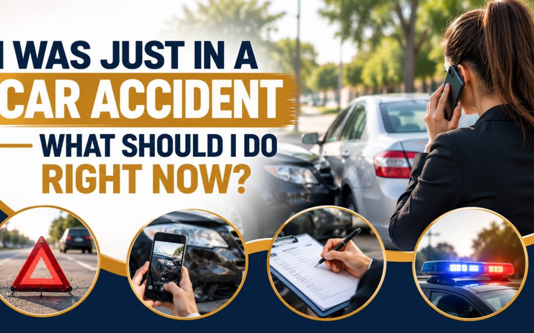 I was Just in a Car Accident — What Should I Do Right Now